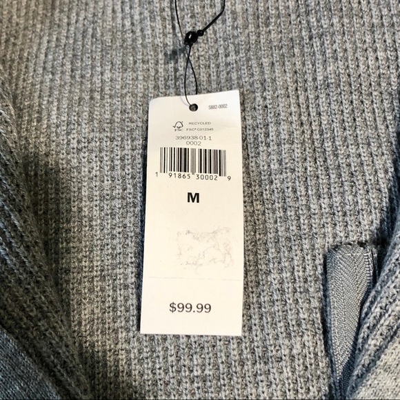 Men’s Banana Republic Light Grey Sweater Jacket - Picture 14 of 14